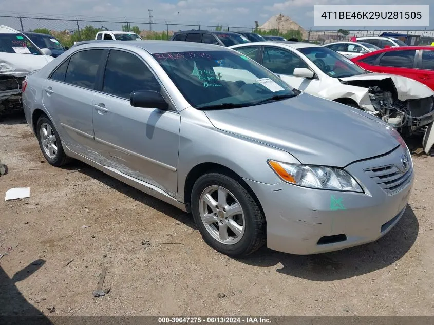 4T1BE46K29U281505 2009 Toyota Camry Le