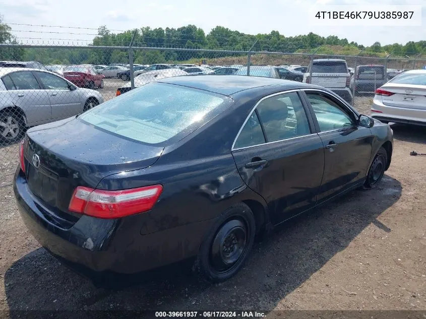 2009 Toyota Camry VIN: 4T1BE46K79U385987 Lot: 39661937