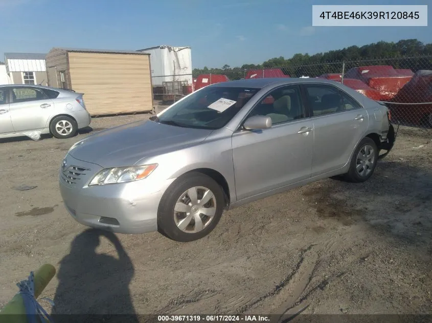 4T4BE46K39R120845 2009 Toyota Camry Le