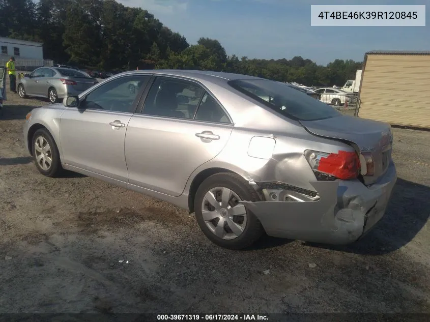 2009 Toyota Camry Le VIN: 4T4BE46K39R120845 Lot: 39671319