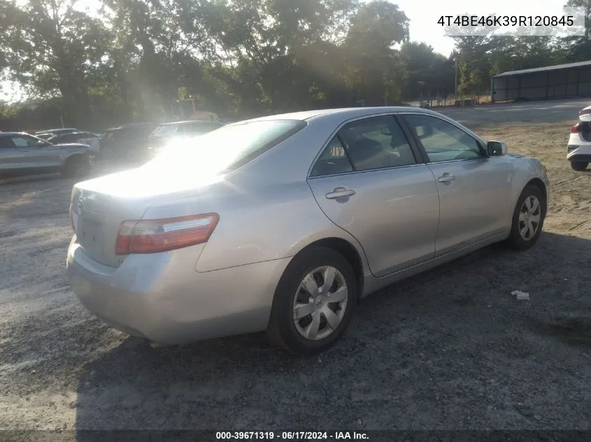 2009 Toyota Camry Le VIN: 4T4BE46K39R120845 Lot: 39671319