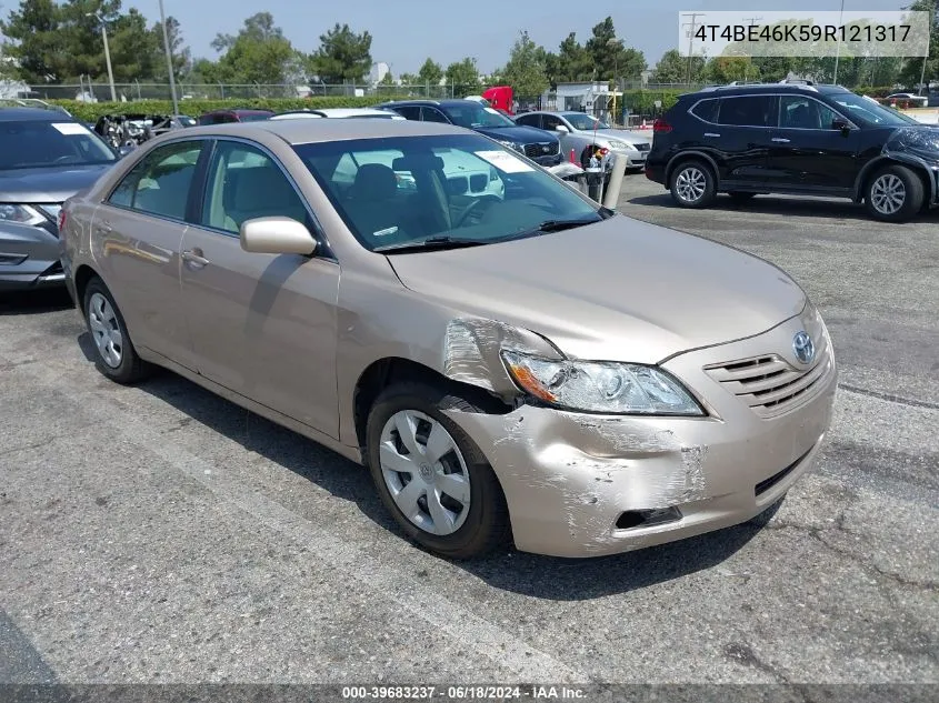 2009 Toyota Camry VIN: 4T4BE46K59R121317 Lot: 39683237