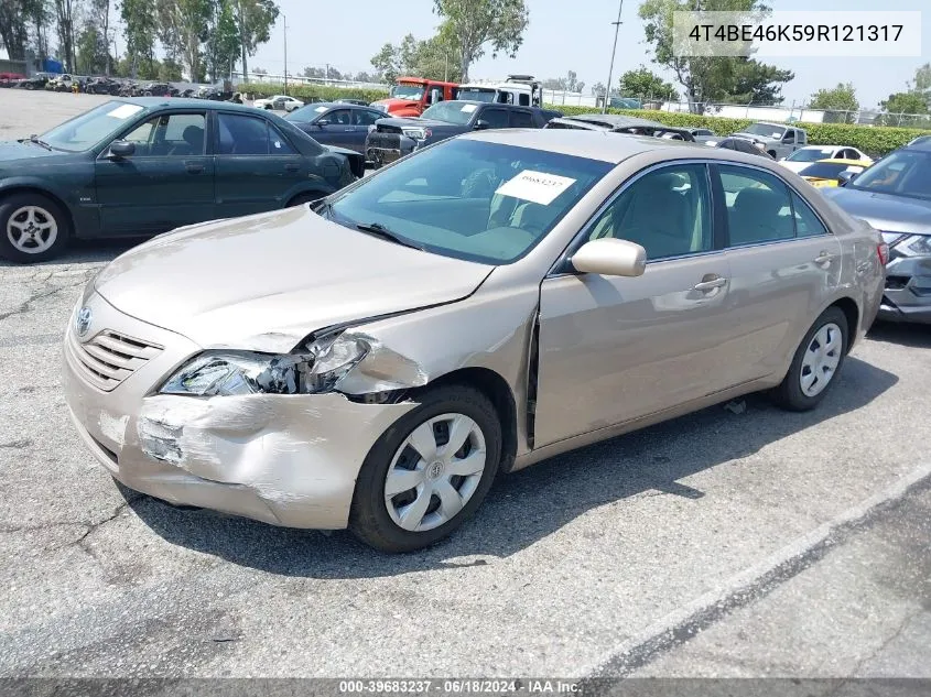 2009 Toyota Camry VIN: 4T4BE46K59R121317 Lot: 39683237