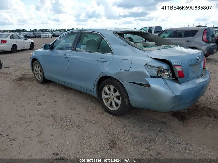 4T1BE46K69U835807 2009 Toyota Camry Le