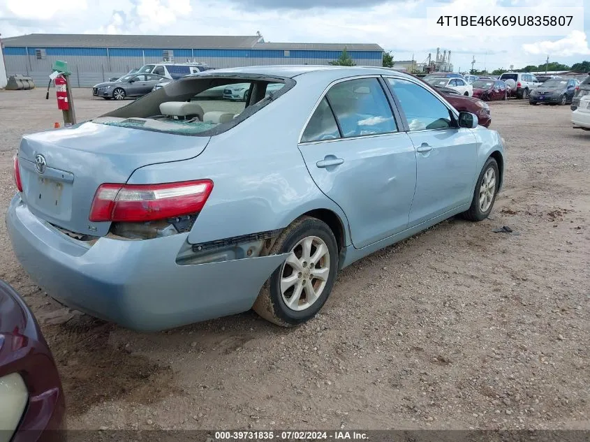 4T1BE46K69U835807 2009 Toyota Camry Le