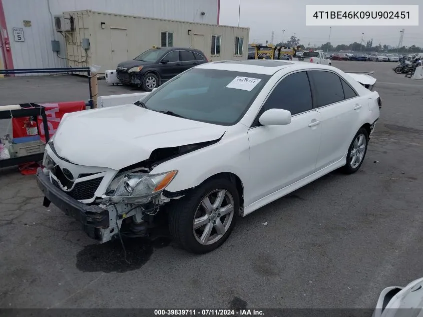 2009 Toyota Camry Se VIN: 4T1BE46K09U902451 Lot: 39839711