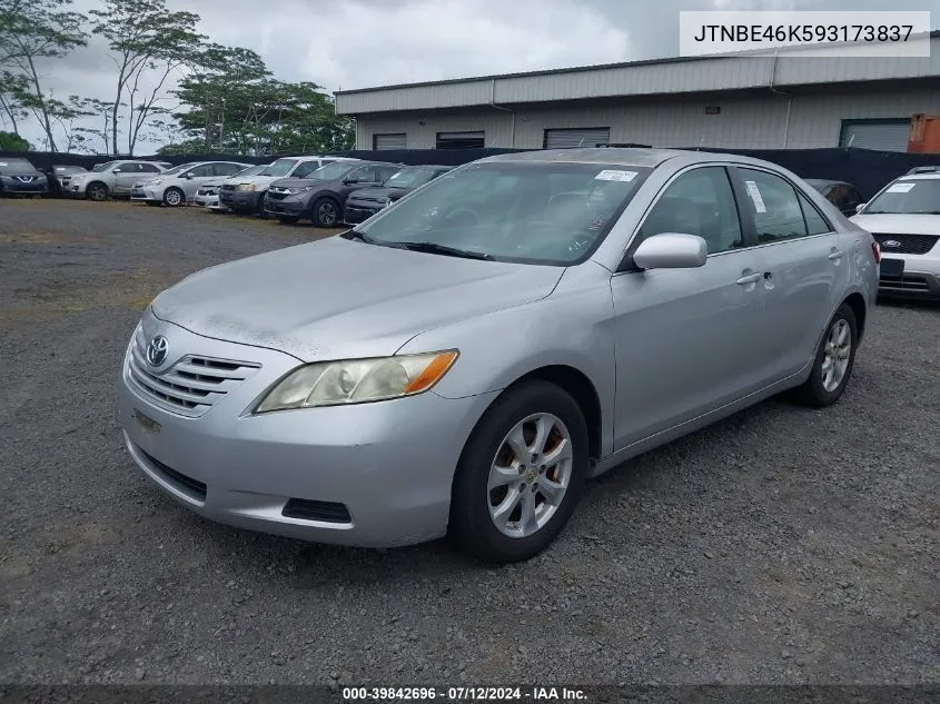 2009 Toyota Camry Le/Se/Xle VIN: JTNBE46K593173837 Lot: 39842696