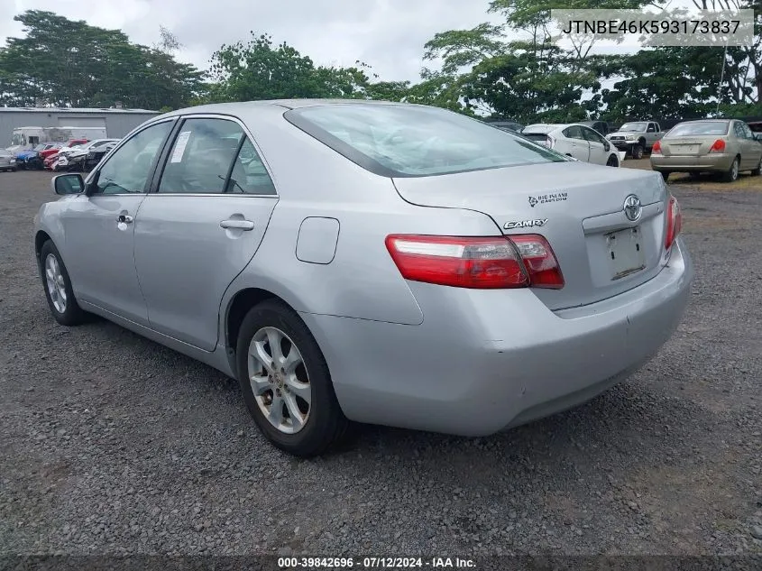 2009 Toyota Camry Le/Se/Xle VIN: JTNBE46K593173837 Lot: 39842696