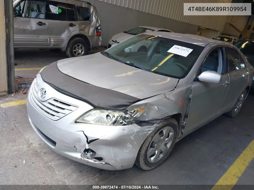 4T4BE46K89R109954 2009 Toyota Camry Le