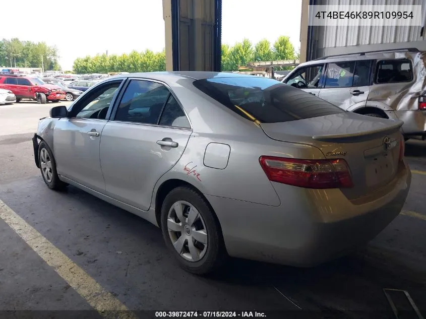 4T4BE46K89R109954 2009 Toyota Camry Le