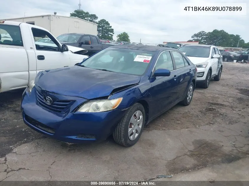 2009 Toyota Camry Le V6 VIN: 4T1BK46K89U078899 Lot: 39890855