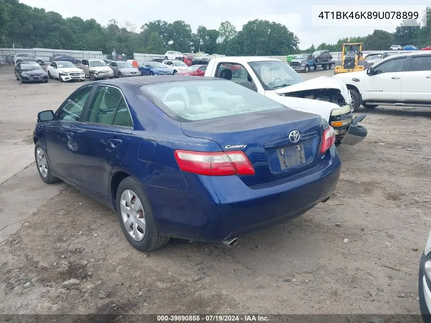 2009 Toyota Camry Le V6 VIN: 4T1BK46K89U078899 Lot: 39890855