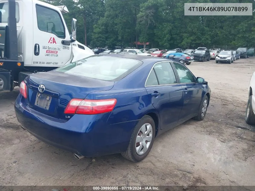 4T1BK46K89U078899 2009 Toyota Camry Le V6