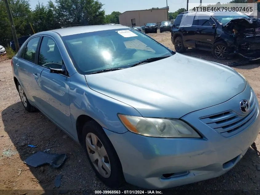 2009 Toyota Camry Le VIN: 4T1BE46K79U807465 Lot: 39968563