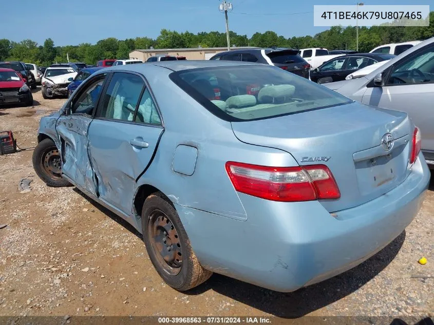 2009 Toyota Camry Le VIN: 4T1BE46K79U807465 Lot: 39968563