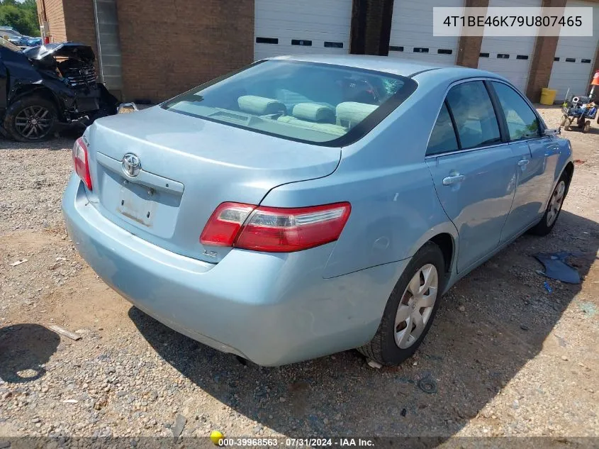 4T1BE46K79U807465 2009 Toyota Camry Le