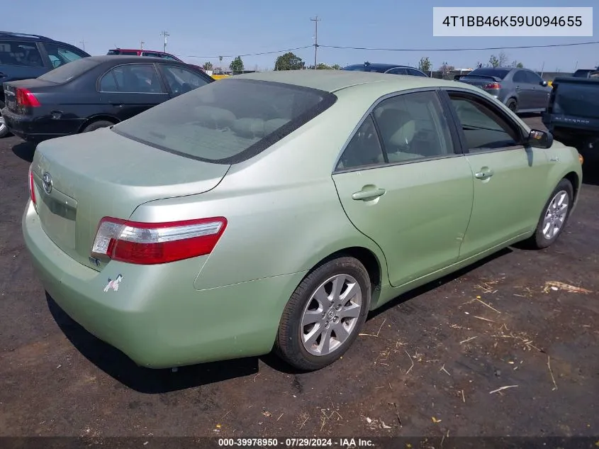 4T1BB46K59U094655 2009 Toyota Camry Hybrid