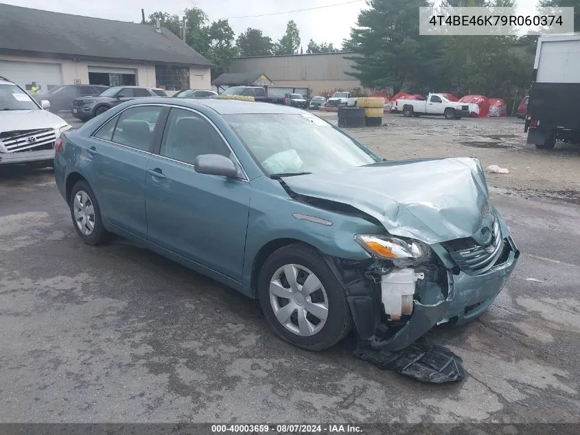 2009 Toyota Camry Le VIN: 4T4BE46K79R060374 Lot: 40003659