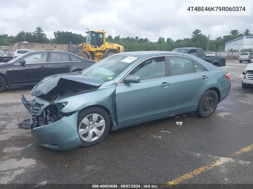 2009 Toyota Camry Le VIN: 4T4BE46K79R060374 Lot: 40003659