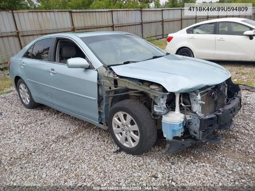 4T1BK46K89U594809 2009 Toyota Camry Xle V6