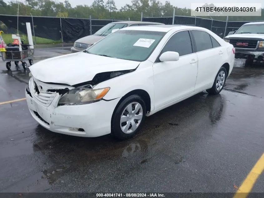 2009 Toyota Camry Le VIN: 4T1BE46K69U840361 Lot: 40041741