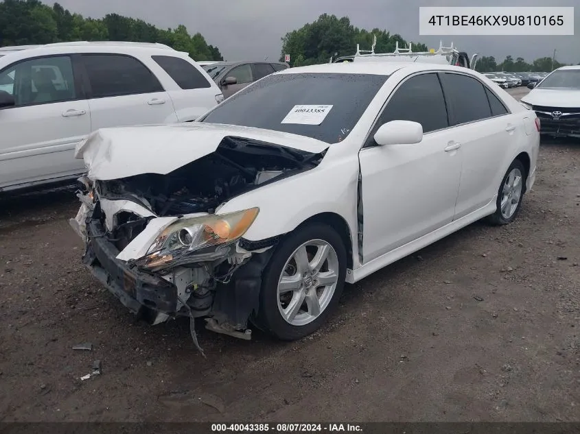 2009 Toyota Camry Se VIN: 4T1BE46KX9U810165 Lot: 40043385