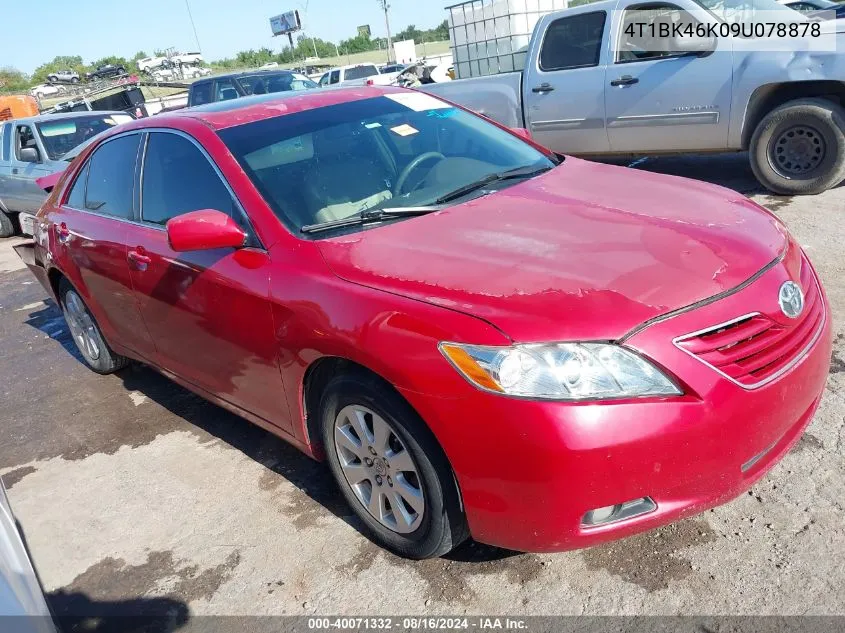 4T1BK46K09U078878 2009 Toyota Camry Xle V6