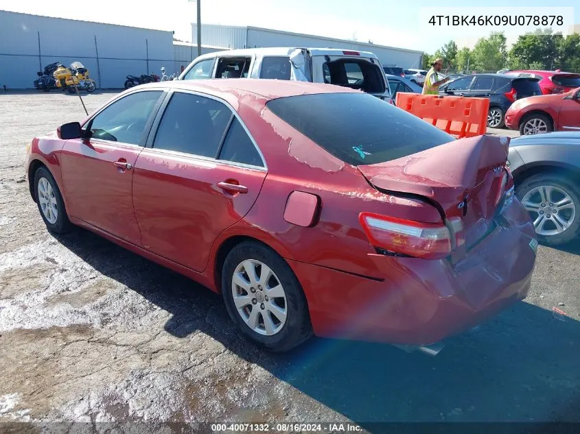 4T1BK46K09U078878 2009 Toyota Camry Xle V6