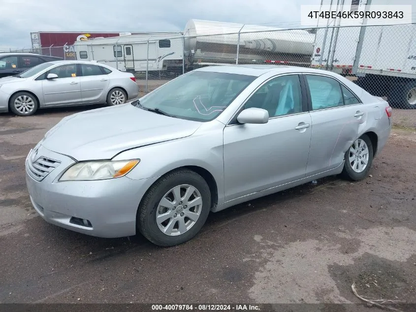 2009 Toyota Camry Xle VIN: 4T4BE46K59R093843 Lot: 40079784