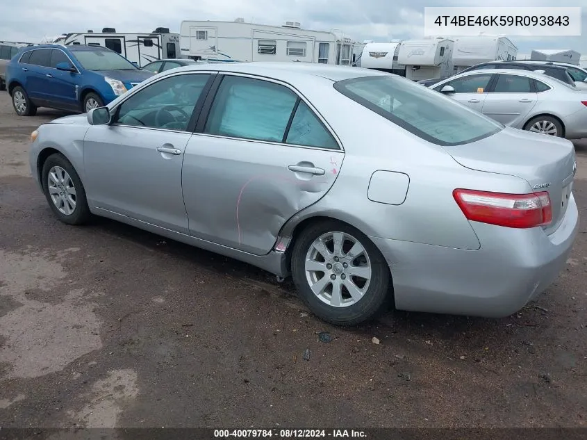 2009 Toyota Camry Xle VIN: 4T4BE46K59R093843 Lot: 40079784