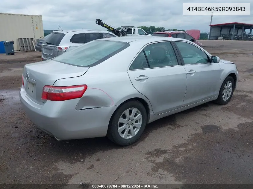 2009 Toyota Camry Xle VIN: 4T4BE46K59R093843 Lot: 40079784