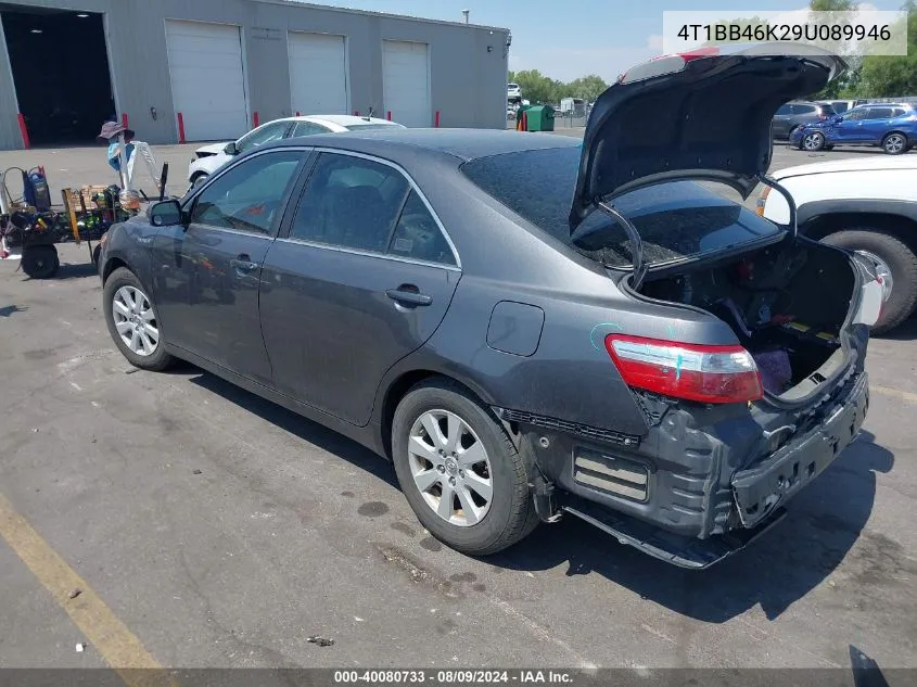 2009 Toyota Camry Hybrid VIN: 4T1BB46K29U089946 Lot: 40080733