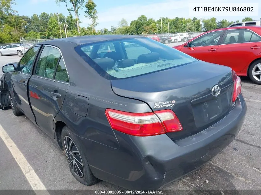 2009 Toyota Camry Le VIN: 4T1BE46K79U846802 Lot: 40082895