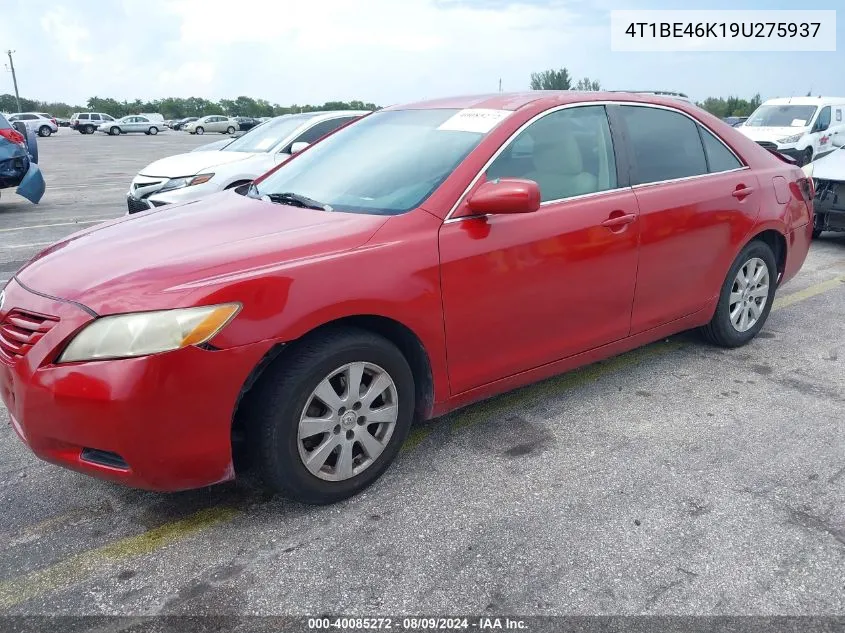 4T1BE46K19U275937 2009 Toyota Camry Le