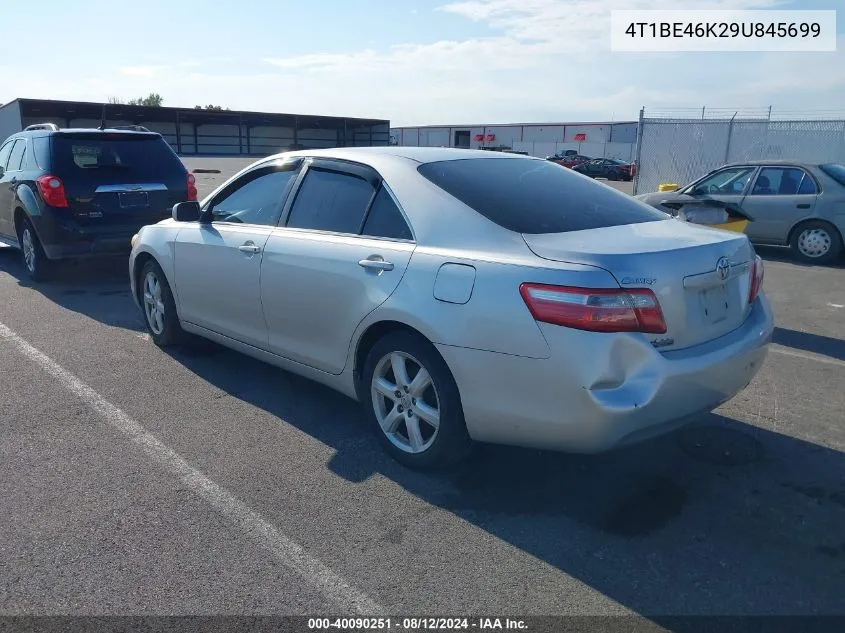 2009 Toyota Camry Le VIN: 4T1BE46K29U845699 Lot: 40090251