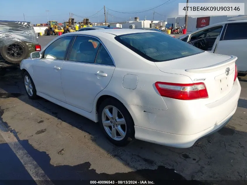 2009 Toyota Camry Se VIN: 4T1BE46K09U903146 Lot: 40096543