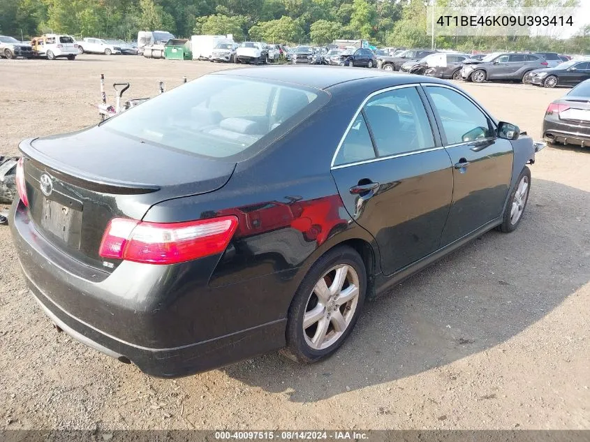 2009 Toyota Camry Se VIN: 4T1BE46K09U393414 Lot: 40097515