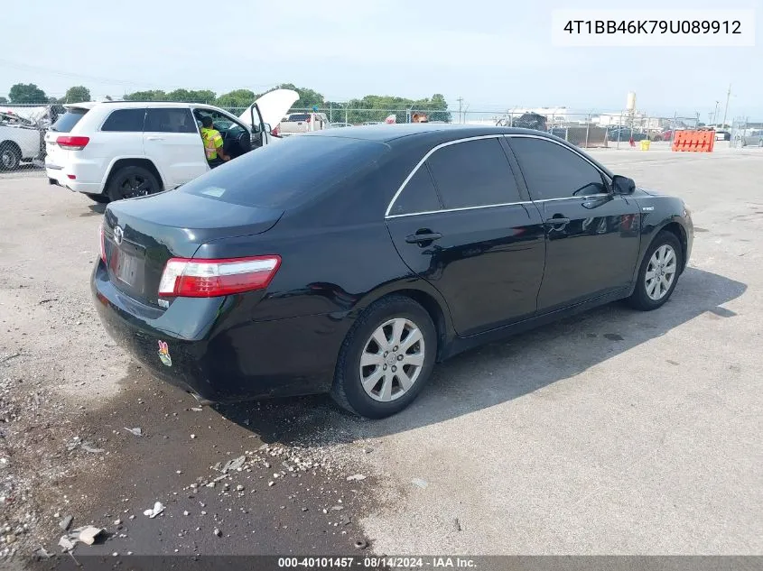 2009 Toyota Camry Hybrid VIN: 4T1BB46K79U089912 Lot: 40101457