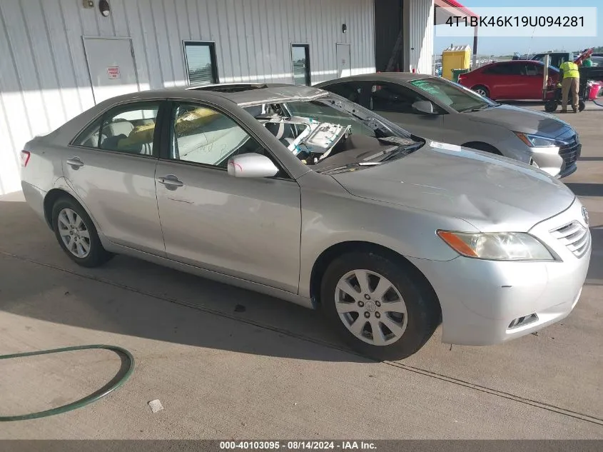 2009 Toyota Camry Xle V6 VIN: 4T1BK46K19U094281 Lot: 40103095