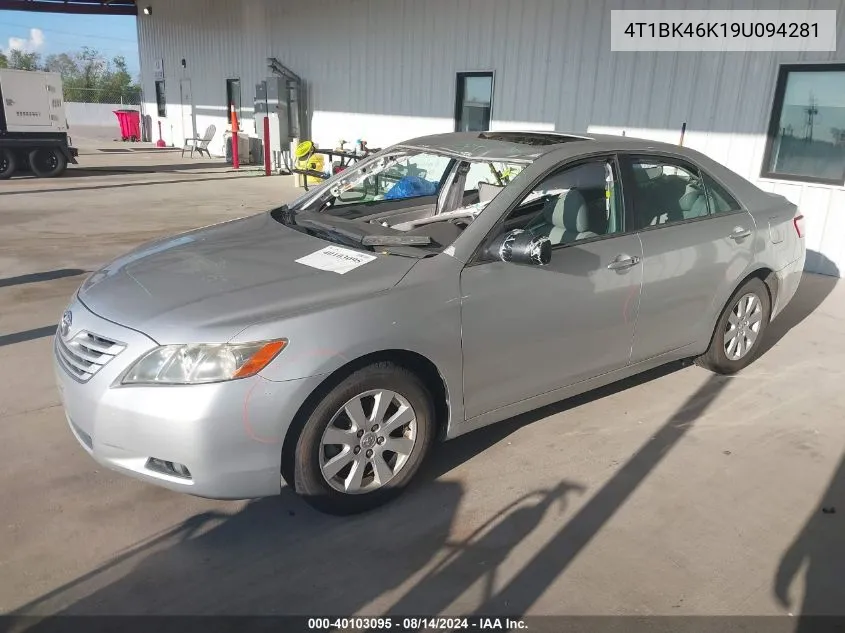 4T1BK46K19U094281 2009 Toyota Camry Xle V6