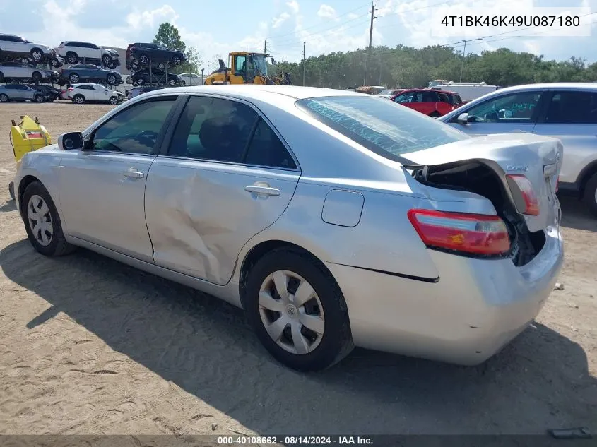 2009 Toyota Camry Le V6 VIN: 4T1BK46K49U087180 Lot: 40108662