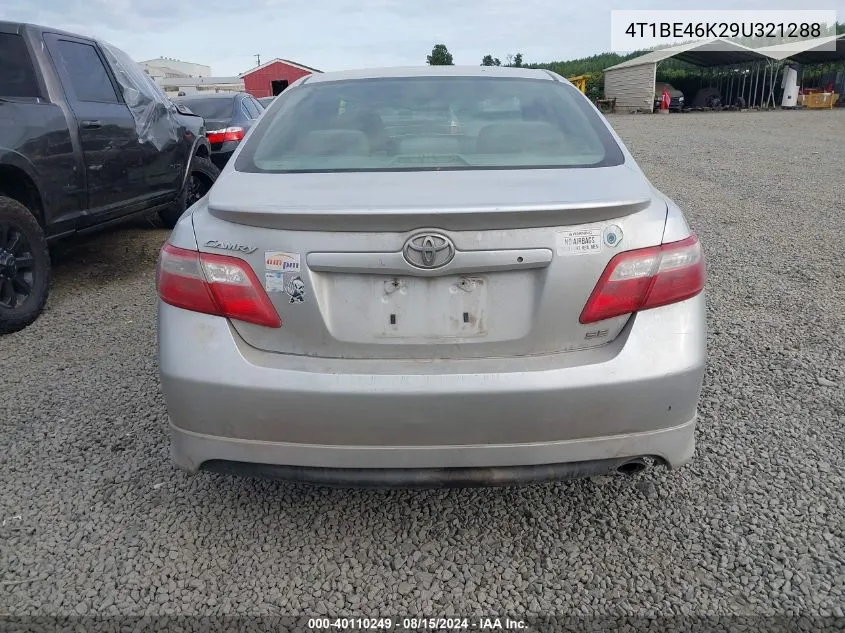 4T1BE46K29U321288 2009 Toyota Camry Se/Le/Xle