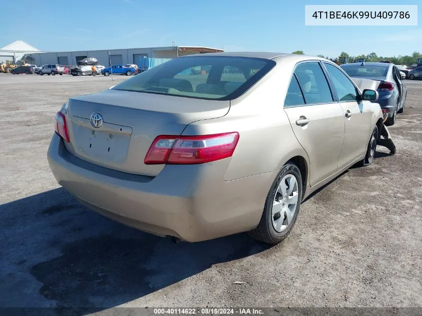 2009 Toyota Camry VIN: 4T1BE46K99U409786 Lot: 40114622