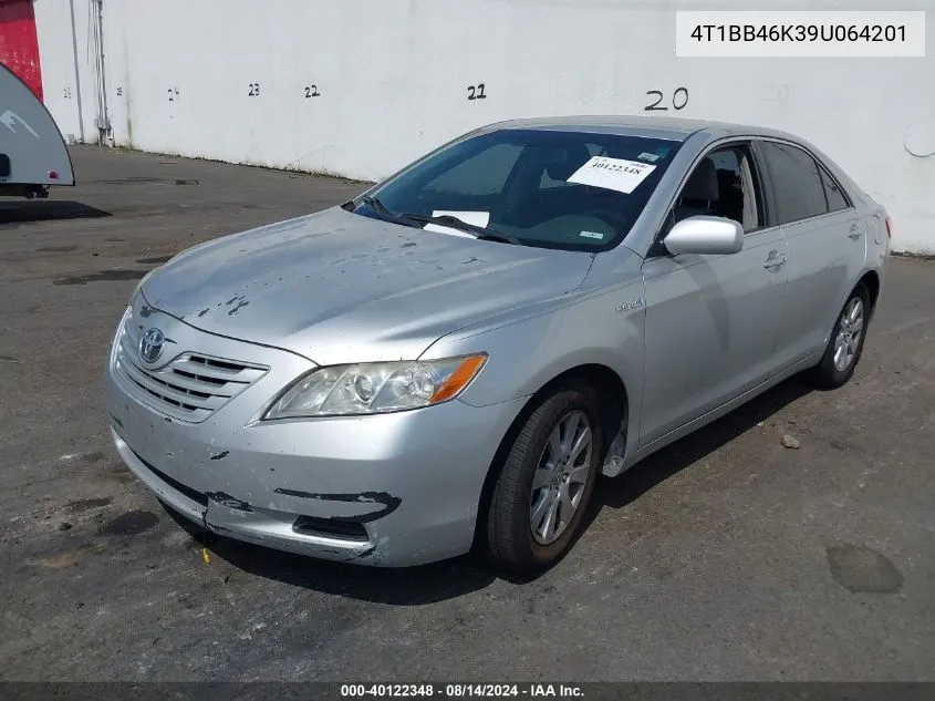 2009 Toyota Camry Hybrid VIN: 4T1BB46K39U064201 Lot: 40122348