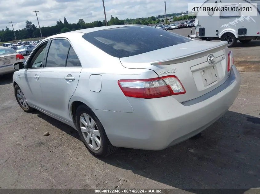 4T1BB46K39U064201 2009 Toyota Camry Hybrid