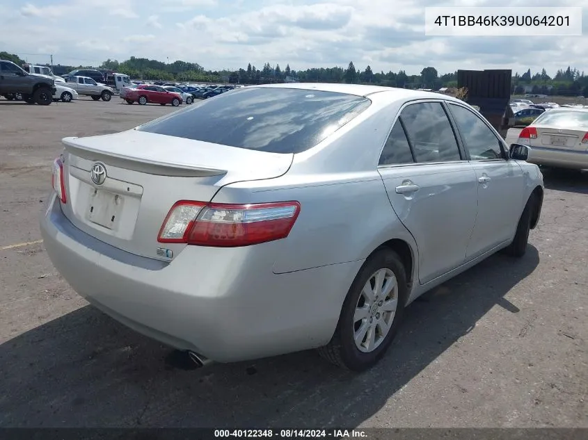 4T1BB46K39U064201 2009 Toyota Camry Hybrid