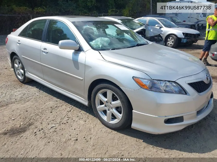 4T1BK46K99U587738 2009 Toyota Camry Se V6