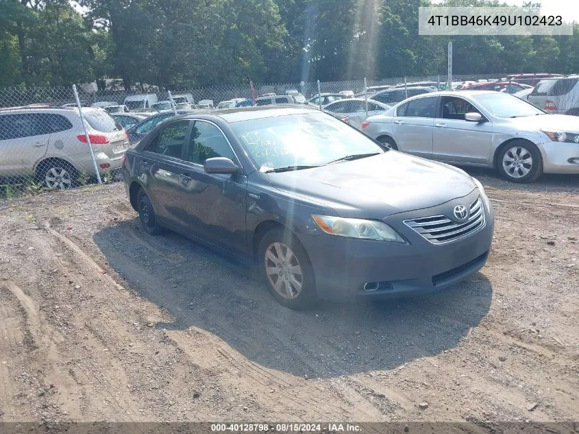 2009 Toyota Camry Hybrid VIN: 4T1BB46K49U102423 Lot: 40128798