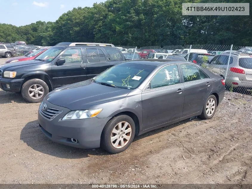 4T1BB46K49U102423 2009 Toyota Camry Hybrid