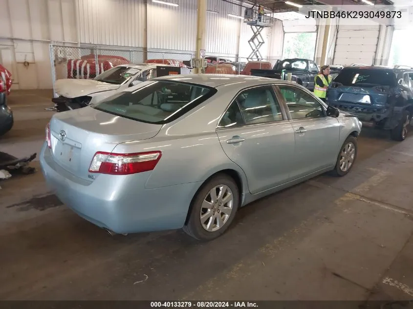 2009 Toyota Camry Hybrid Hybrid VIN: JTNBB46K293049873 Lot: 40133279